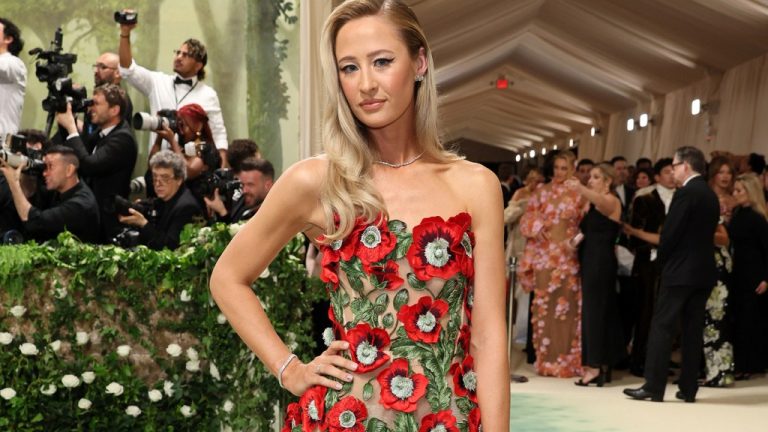 Glamorous Nelly Korda lights up the red carpet at the Met Gala