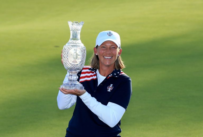 Connect with the 2026 U.S.A. Solheim Mug Leader angela stanford solheim cup