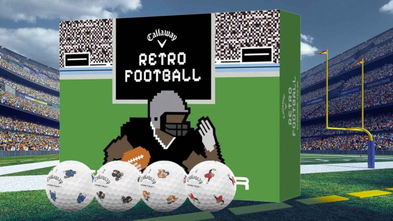 Football fans *need* these retro, limited-edition golf balls