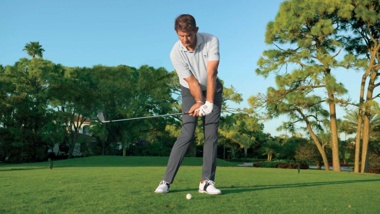 Do this move with your trail elbow for more crisp ball striking
