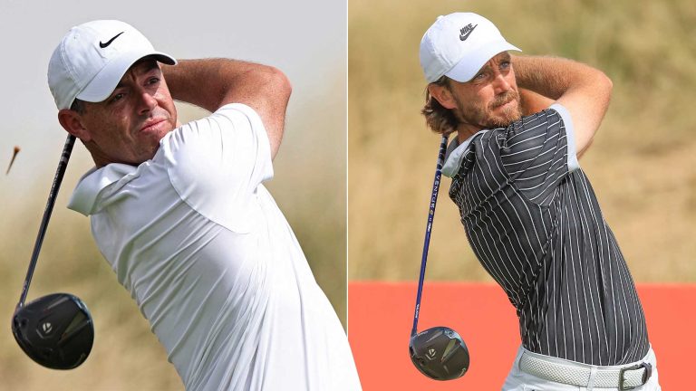 Rory McIlroy, Tommy Fleetwood take TaylorMade Qi4D for a spin