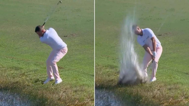 Major champ's clever use of new rule leads to epic watery birdie
