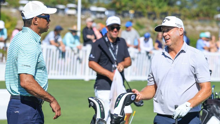 Tiger Woods' range presence stirs nostalgia for one Tour vet