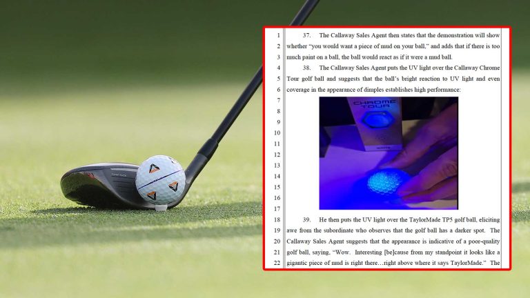 TaylorMade sues Callaway over 'misleading' golf-ball pitch