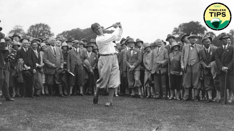 Bobby Jones explains the simple secret to his smooth swing