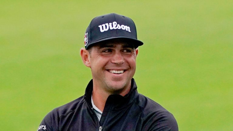 Gary Woodland held a two-shot lead at halfway in the US Open (AP Photo/Carolyn Kaster)