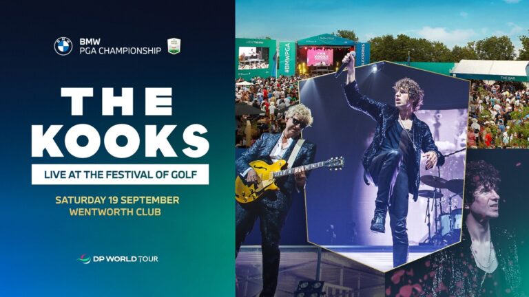 The Kooks to headline show stage at BMW PGA Championship - Golf News