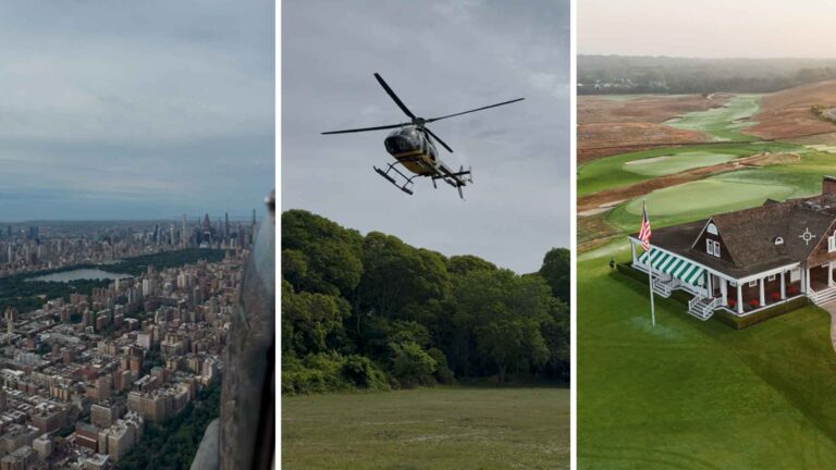Choppering to the U.S. Open will cost you $1,500. But the views are priceless