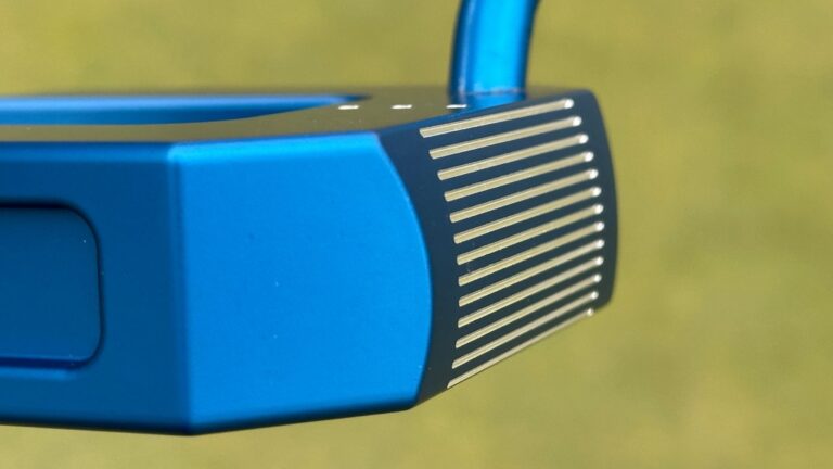 The curved face of the MyVicto M-Serie Putter
