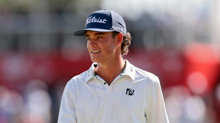 3M Open 2026 – Jackson Koivun Wins in Third Pro Start Jackson Koivun of the United States walks to the 18th green during the final round of the 3M Open 2026 at TPC Twin Cities