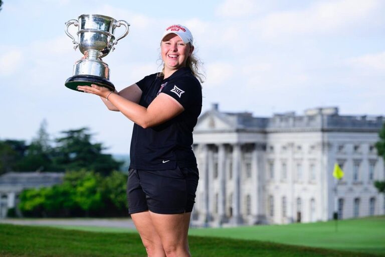 Elite Ellise wins incredible final – Golf News Ellise Rymer with the trophy at Moor Park