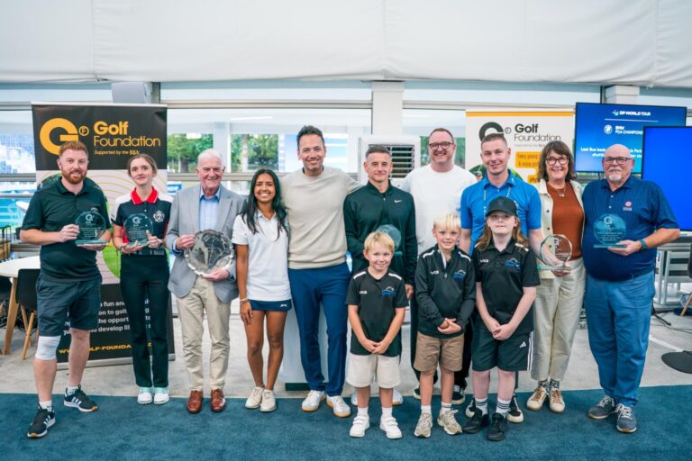 Nick Dougherty with the winners at Wentworth